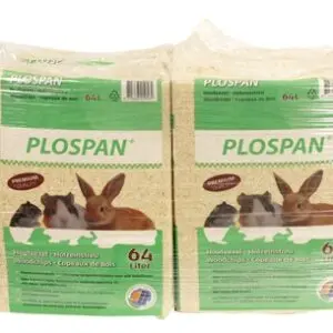 Plospan houtvezel 64 liter – stofarm zaagsel, 4 stuks - Afbeelding 2