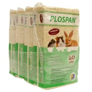 Plospan houtvezel 4 x 40 liter (160 liter) – stofarme bedding - Afbeelding 5