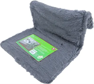 Radiatorhangmat kat grijs – isolerende stof, met stevig frame