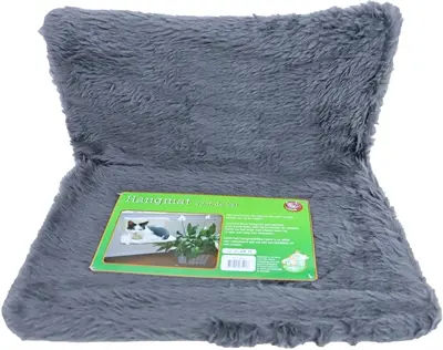 Radiatorhangmat kat grijs – isolerende stof, met stevig frame - Afbeelding 4