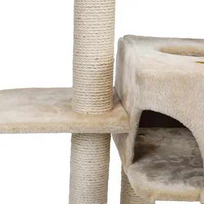 Trixie krabpaal Alicante beige 45 x 45 x 142 cm - Afbeelding 2