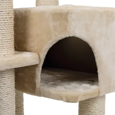 Trixie krabpaal Alicante beige 45 x 45 x 142 cm - Afbeelding 4