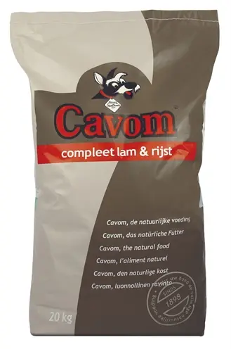 Cavom Compleet hondenvoer lam en rijst 20 kg – voor overgevoelige honden