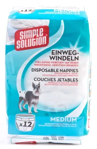 Simple Solution hondenluier medium 12 stuks – taille 41-53 cm
