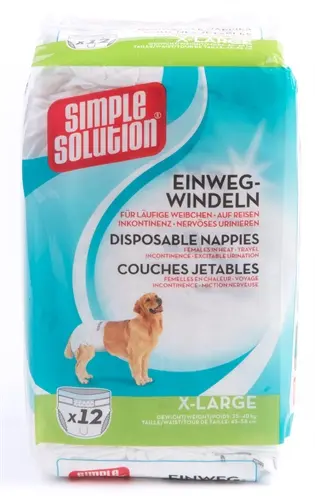 Simple Solution hondenluier XL 45-58 cm – 12 stuks, absorberend