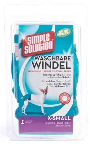 Simple Solution wasbare hondenluier XS 25-35 cm – absorberend