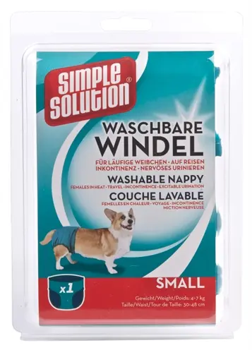 Simple Solution wasbare hondenluier S 30-48 cm – absorberend