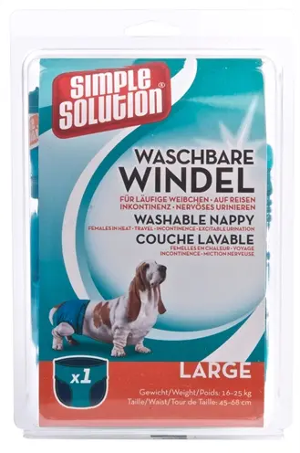 Simple Solution wasbare hondenluier L 45-68 cm – absorberend