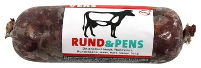Excellent Vers diepvries hondenvoer rund en pens 250 g – barfrecept