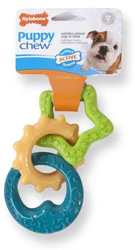 Nylabone Puppy Chew bijtringen – voor pups tot 11 kg