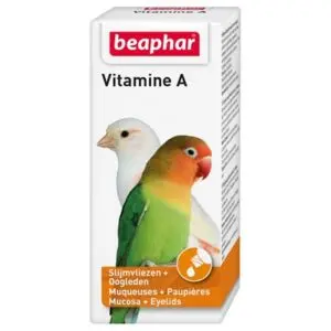 Beaphar vitamine A voor vogels 20 ml – papegaaien, kaketoes en parkieten - Afbeelding 1
