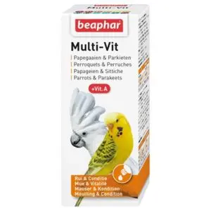 Beaphar Multi-Vit papegaaien en grote parkieten 50 ml – druppels - Afbeelding 1