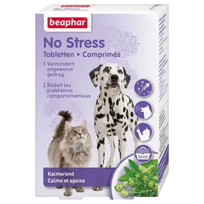 Beaphar No Stress tabletten 20 stuks – melisse, voor honden en katten