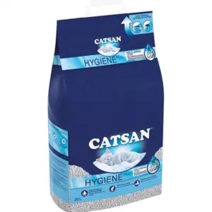 Catsan Hygiëne Plus kattenbakvulling kwartszand en kalk 20 liter - Afbeelding 1