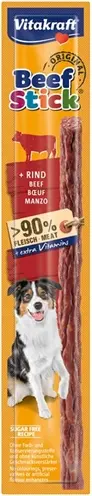 Vitakraft Beefstick rund – 1 stick, zonder kleurstoffen