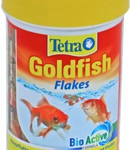 Tetra Goldfish visvoer vlokken 100 ml – BioActive, voor koudwatervissen - Afbeelding 1