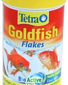Tetra Goldfish visvoer vlokken 250 ml – BioActive, voor koudwatervissen - Afbeelding 1