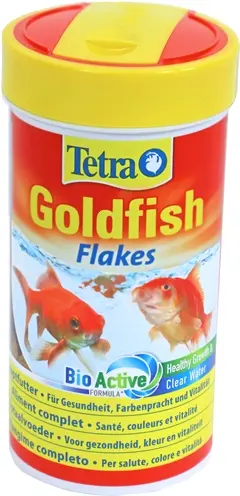Tetra Goldfish visvoer vlokken 250 ml – BioActive, voor koudwatervissen