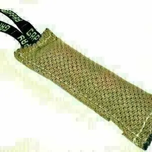 Beestenspul bijtrol jute 3 x 25 cm – met 2 handvaten - Afbeelding 1