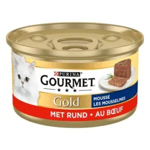 Gourmet Gold kattenvoer mousse rund 24 x 85 g – blikjes - Afbeelding 5