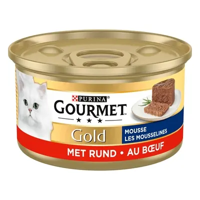 Gourmet Gold kattenvoer mousse rund 24 x 85 g – blikjes