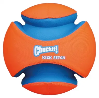 Chuckit Kick Fetch voetbal S 12,5 cm – drijvend hondenspeelgoed - Afbeelding 4