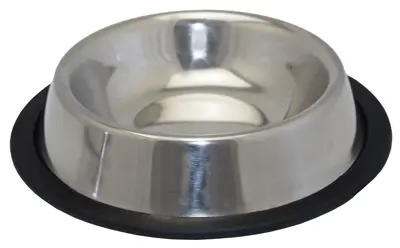 Happy Pet voerbak RVS 17 cm – antislip