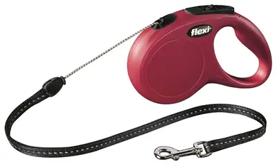 Flexi rollijn Classic Cord rood S 5 m – tot 12 kg