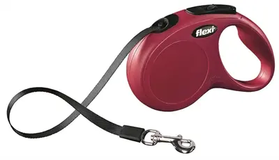 Flexi rollijn Classic Tape rood S 5 m – tot 15 kg