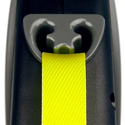 Flexi rollijn Giant tape neon/zwart 8 m – band, tot 25 kg - Afbeelding 4