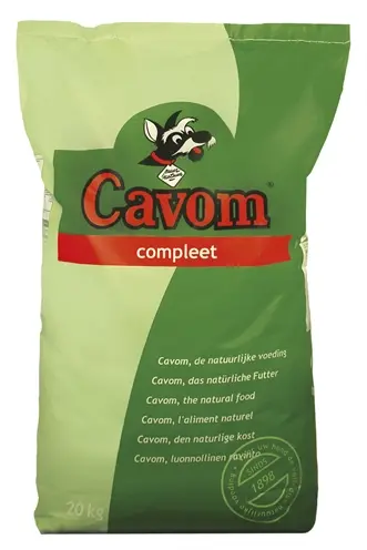 Cavom Compleet hondenvoer volwassen 20 kg – licht verteerbaar, rund en lam