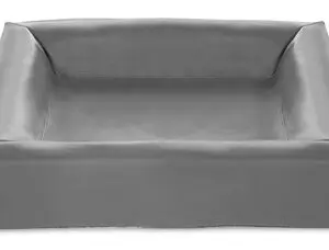 Bia Bed hondenmand grijs 60 x 50 x 12,5 cm – opstaande rand, maat 2 - Afbeelding 1