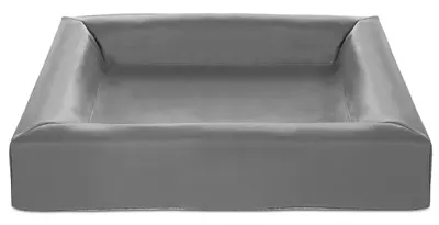 Bia Bed hondenmand grijs 85 x 70 x 15 cm – opstaande rand, maat 4