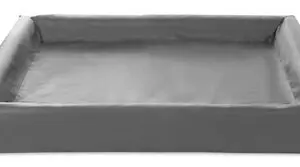 Bia Bed hondenmand grijs 120 x 100 x 15 cm – opstaande rand, maat 7 - Afbeelding 1