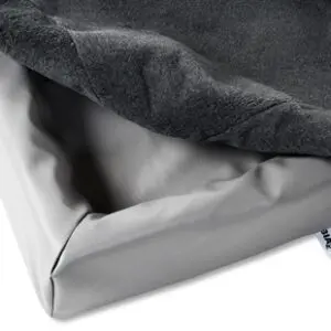 Bia Bed fleece hoes hondenmand grijs 70 x 60 x 15 cm – maat 3 - Afbeelding 5