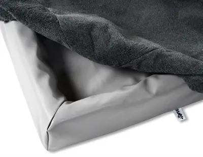 Bia Bed fleece hoes hondenmand grijs maat 4 – 85 x 70 x 15 cm - Afbeelding 6