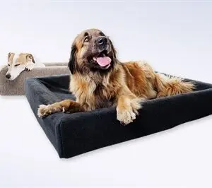 Bia Bed fleece hoes hondenmand grijs maat 4 – 85 x 70 x 15 cm - Afbeelding 5