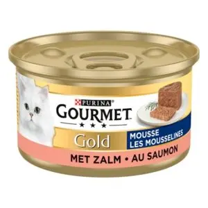 Gourmet Gold kattenvoer mousse zalm 24 x 85 g - Afbeelding 5