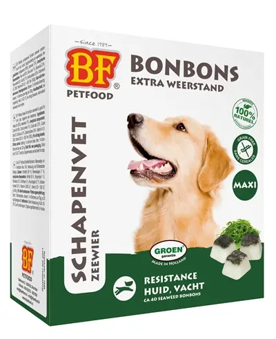 BF Petfood schapenvet bonbons Maxi zeewier 40 stuks – voor honden