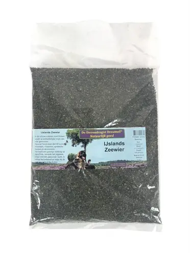 Dierendrogist IJslands zeewier 1 kg – mineralen voor hond, kat en paard