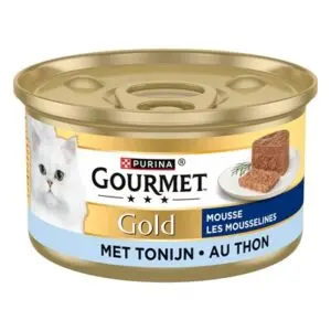 Gourmet Gold kattenvoer mousse tonijn 24 x 85 g - Afbeelding 5