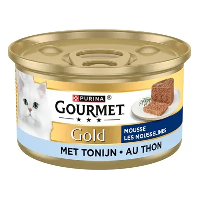 Gourmet Gold kattenvoer mousse tonijn 24 x 85 g