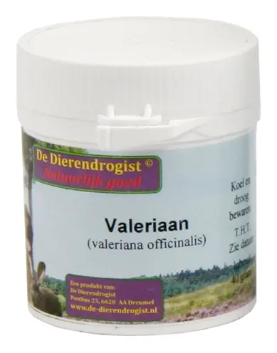 Dierendrogist valeriaan 40 g – gesneden valeriaanwortel voor katten