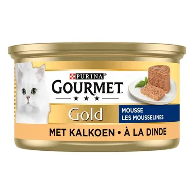 Gourmet Gold kattenvoer mousse kalkoen 24 x 85 g