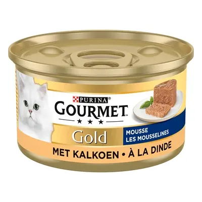 Gourmet Gold kattenvoer mousse kalkoen 24 x 85 g