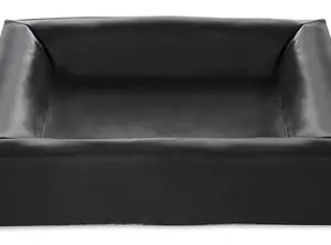Bia Bed hondenmand zwart 60 x 50 x 12,5 cm – opstaande rand, maat 2 - Afbeelding 1