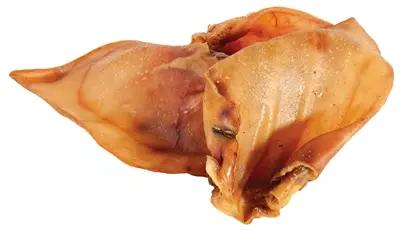Petsnack varkensoren 100 stuks – gedroogde kauwsnack