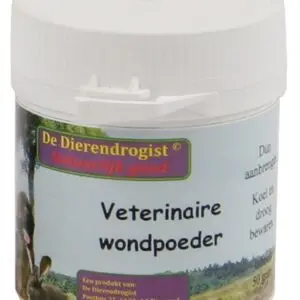 Dierendrogist veterinaire wondpoeder 50 g – op basis van klei - Afbeelding 1