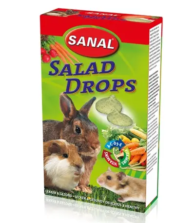 Sanal knaagdierdrops 3 x 45 g – yoghurt, groenten en bosvruchten