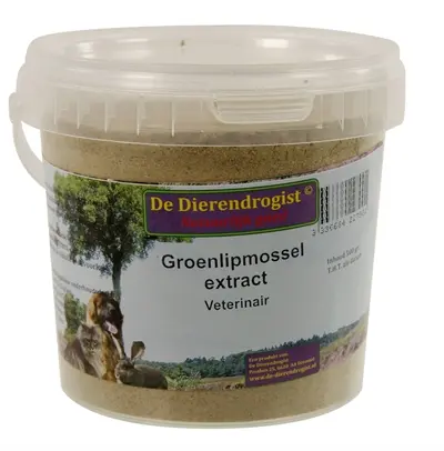 Dierendrogist groenlipmosselextract veterinair 500 g – gewrichten